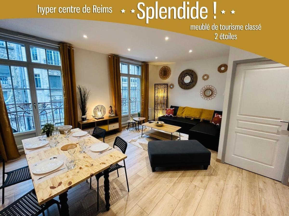 Ferienwohnung L'Etape Des Sacres Reims Exterior foto